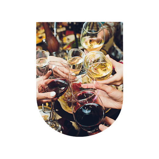 Trinquer verres de vin